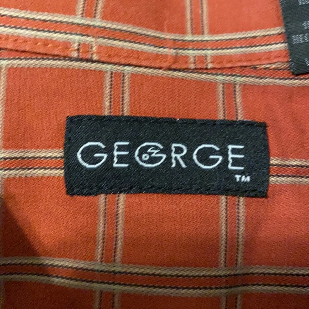 GEORGE Men’s 2X button down dress shirt